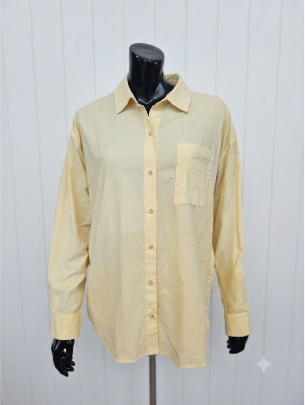 NWT Scotch&Soda Oversized Button Down Cotton Long Sleeve Blouse Size M